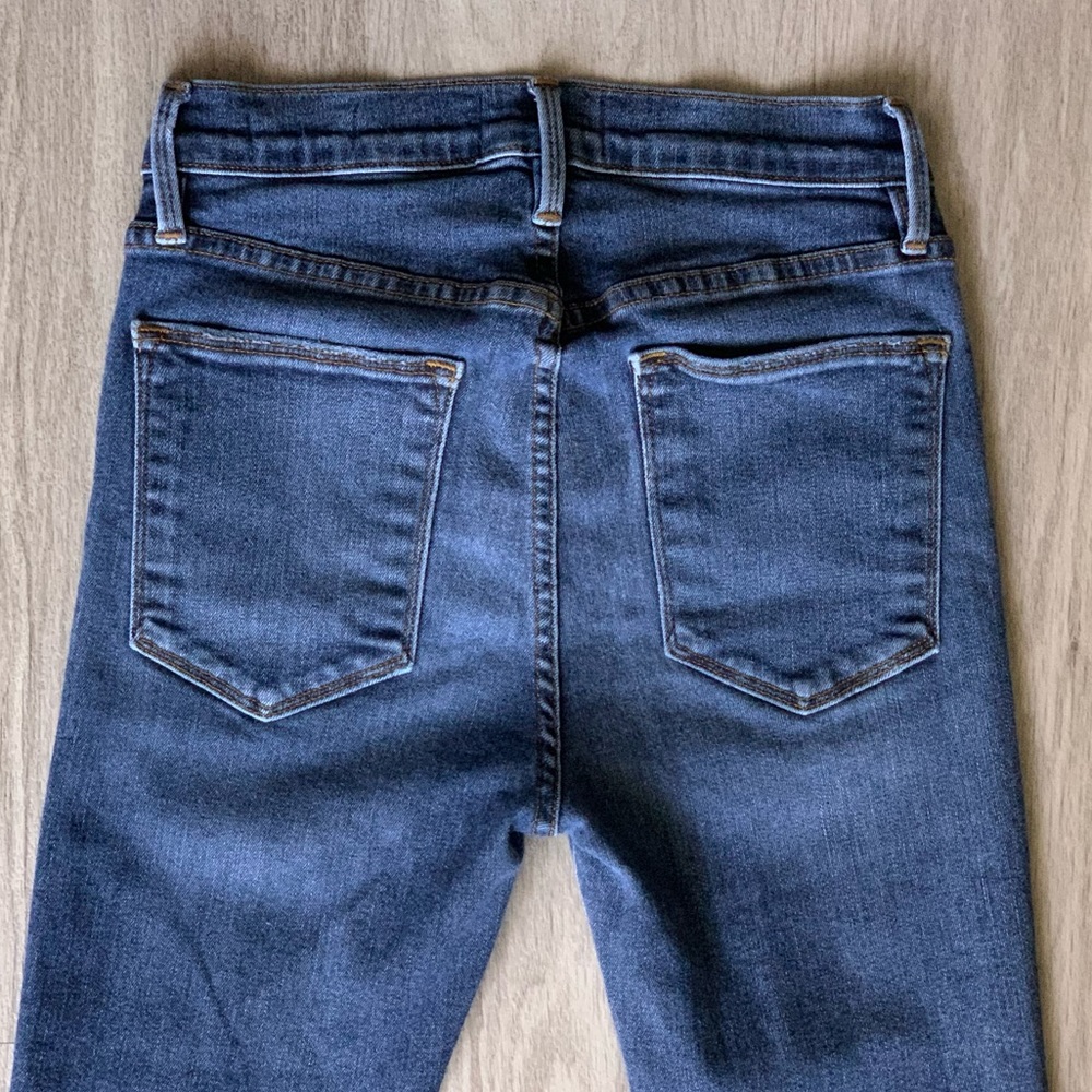 FRAME Le High Skinny Stretch Pelton Jeans Sz 25 - Picture 8 of 10